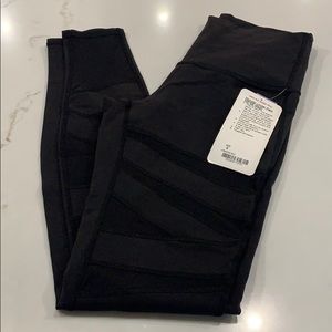 Lululemon SZ8 Wonder Under Pant with Mesh Detail